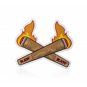 RAW | Crossing Cones Sticker