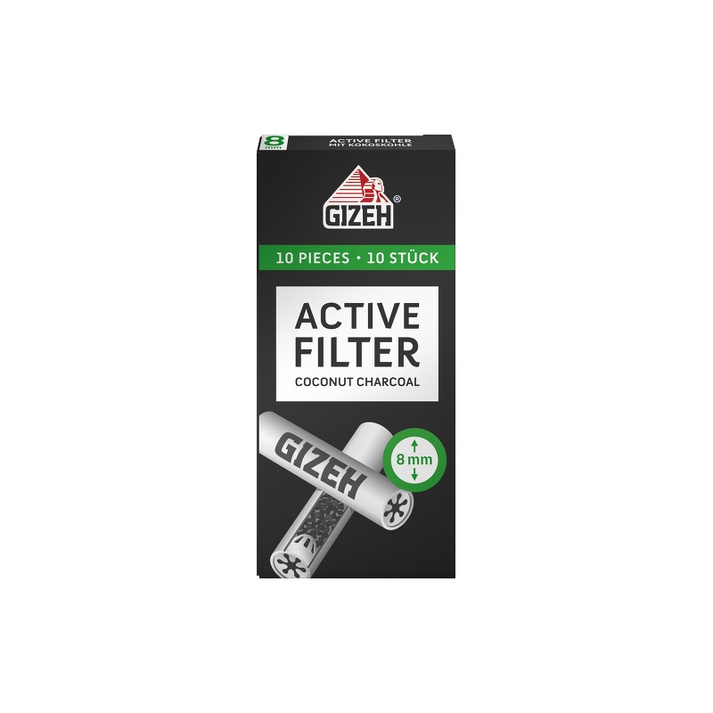 GIZEH | Active Filter Coconut Charcoal (8mm)