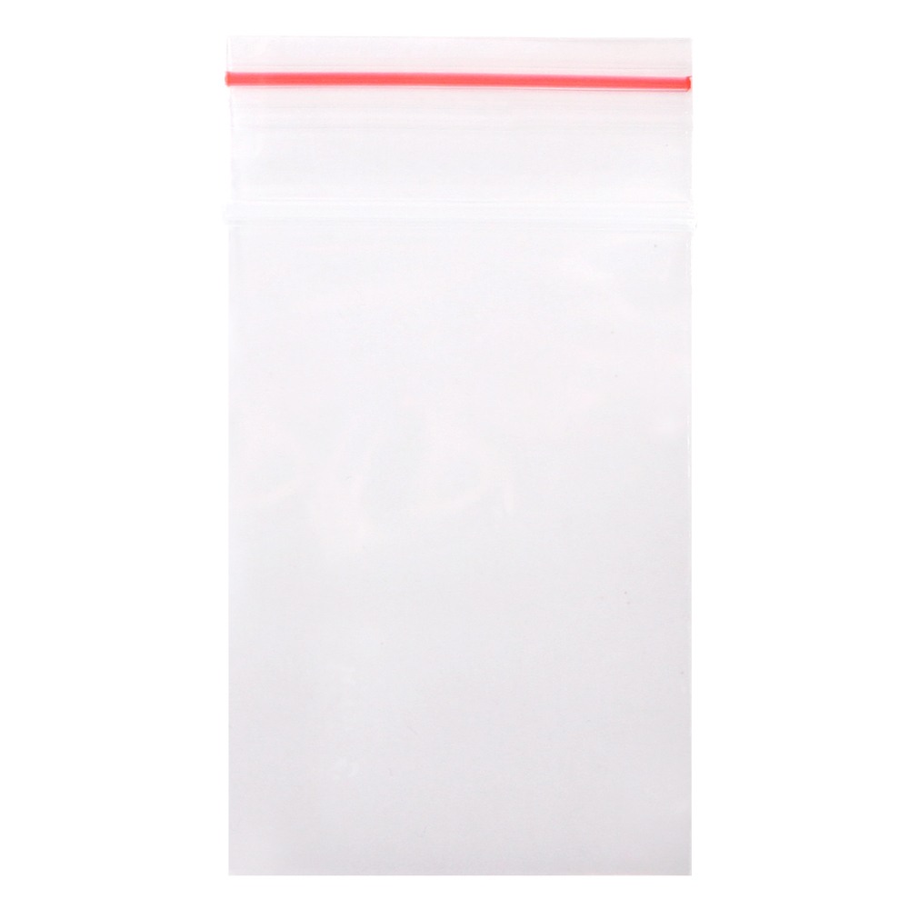 ST | Zipbags 40x60mm Clear Transparent (100st)