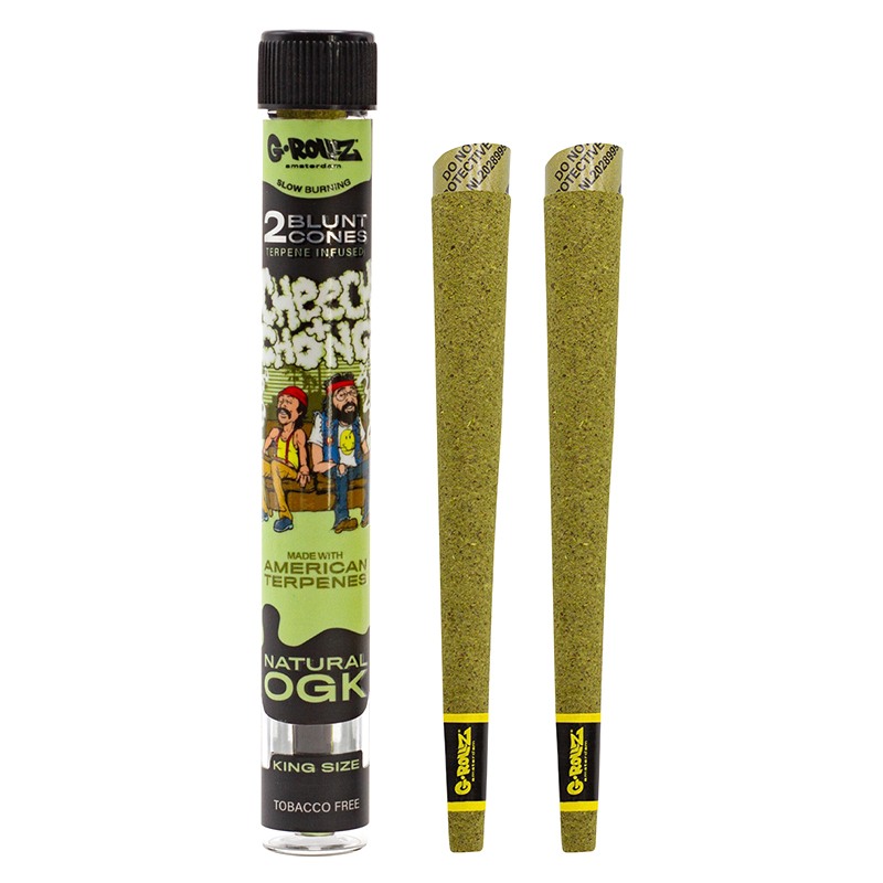 G-Rollz | Cheech & Chong 2x Terpene Infused Blunt Cones Natuural OGK