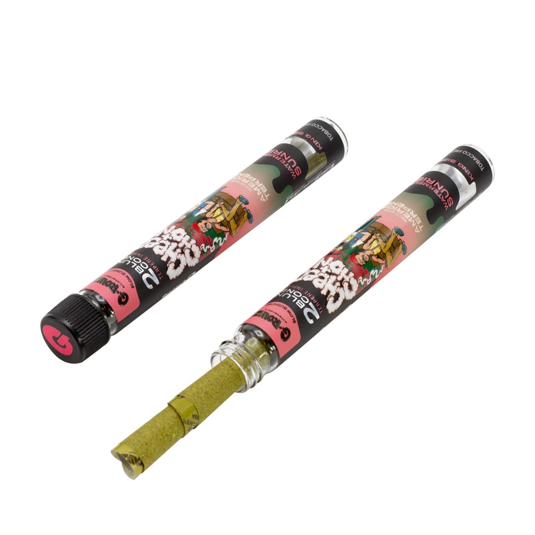 G-Rollz | Cheech & Chong 2x Terpene Infused Blunt Cones Watermelon Sunrise