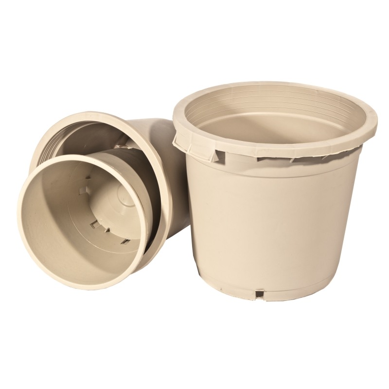 White plantpot (9L)